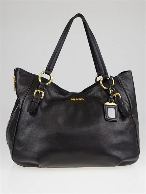 prada white leather tote black piping side zippers|prada pillow bag.